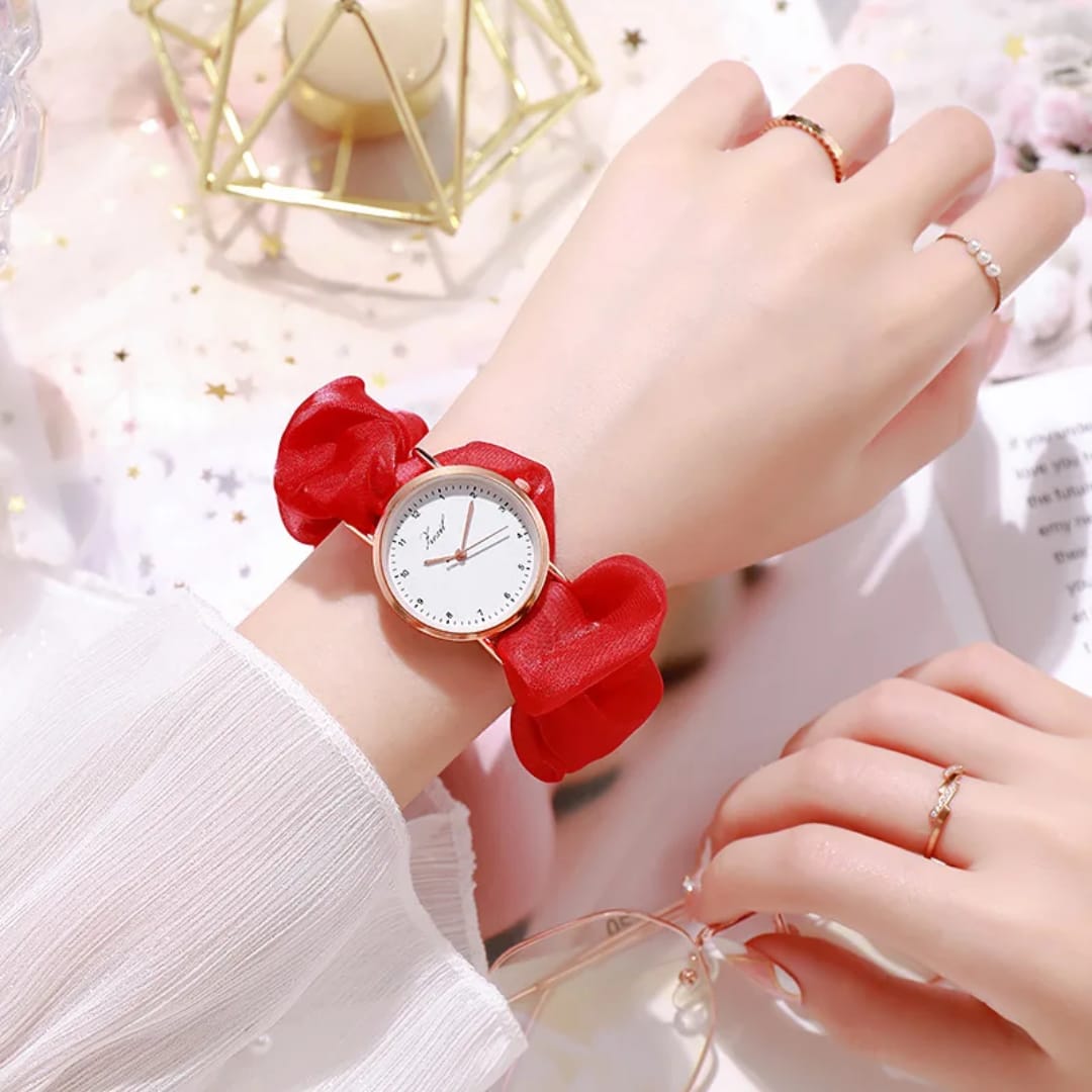 Ribbon Watch for Ladies and Girls